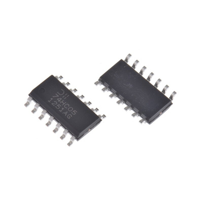 DiodesZetex 74HC05S14-13 Hex Schmitt Trigger Inverter, 14-Pin SOIC