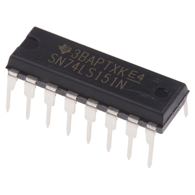 Texas Instruments SN74LS151N Multiplexer Single 8:1, 16-Pin PDIP