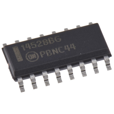 onsemi MC14528BDG, Dual Monostable Multivibrator, 16-Pin SOIC