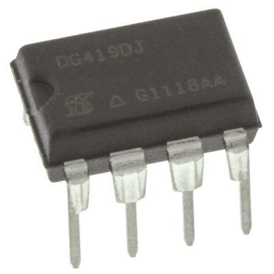 Vishay DG419DJ-E3 Analogue Switch Single SPDT 15 V, 18 V, 24 V, 28 V, 8-Pin PDIP