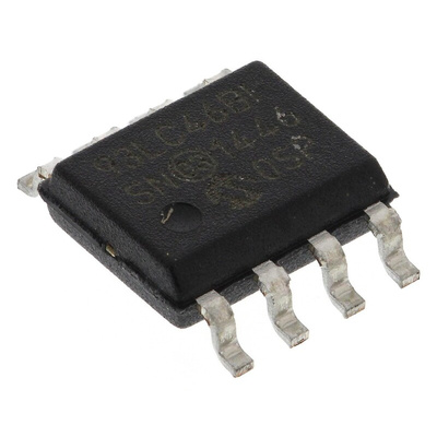 Microchip 93LC46B-I/SN, 1kbit Serial EEPROM Memory, 200ns 8-Pin SOIC Serial-Microwire