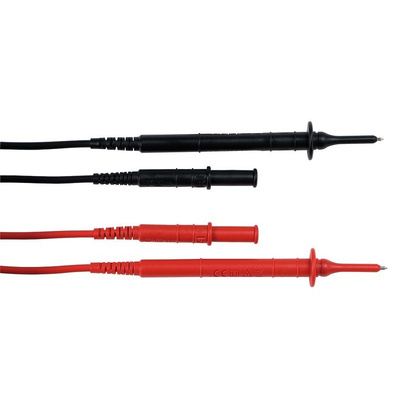 Chauvin Arnoux Multimeter Test Lead P01295456Z Insulated Test Lead Set , CAT IV
