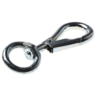 RS PRO Galvanised Steel Swivel Spring Hook