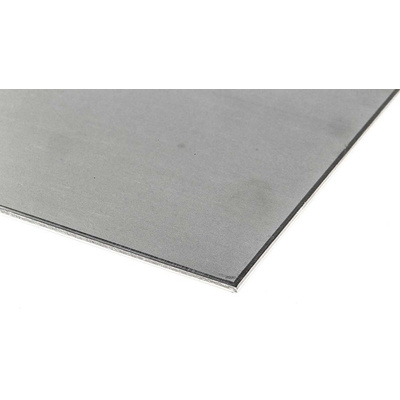 316 Stainless Steel Sheet, 500mm x 300mm x 3mm