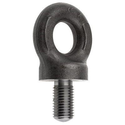 RS PRO Carbon Steel Eye Bolt, M30 Thread, 51mm Thread Length, 51mm Internal Eye Diameter, 96mm Outer Eye Diameter, 4t