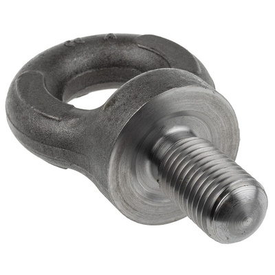 RS PRO Carbon Steel Eye Bolt, M30 Thread, 51mm Thread Length, 51mm Internal Eye Diameter, 96mm Outer Eye Diameter, 4t