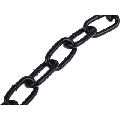 RS PRO Japanned Steel Chain, 10m Length, 37 kg Lifting Load