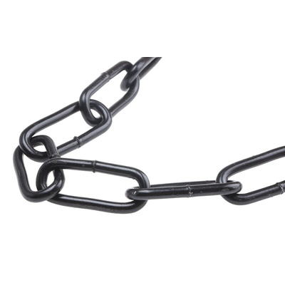 RS PRO Japanned Steel Chain, 10m Length, 85 kg Lifting Load