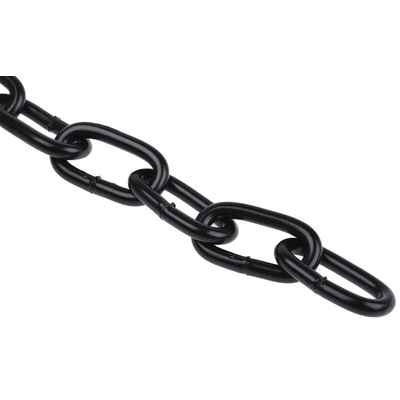 RS PRO Japanned Steel Chain, 10m Length, 150 kg Lifting Load