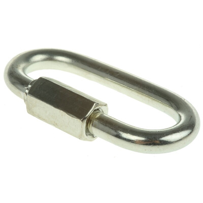 RS PRO Zinc Plated Steel Chain Link