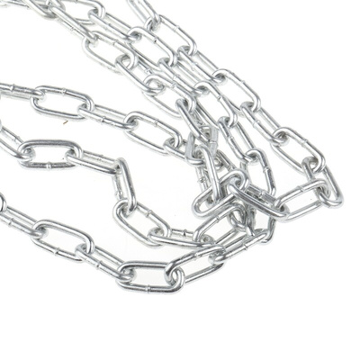 RS PRO Zinc Plated Steel Chain, 10m Length, 37 kg Lifting Load