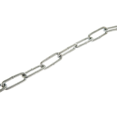 RS PRO Zinc Plated Steel Chain, 10m Length, 85 kg Lifting Load