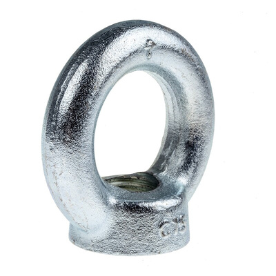 RS PRO Carbon Steel Eye Nut, M20 Thread, 40mm Internal Eye Diameter, 72mm Outer Eye Diameter, 1.2t Load
