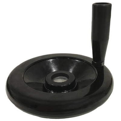 RS PRO Black Phenoplast Hand Wheel, 120mm