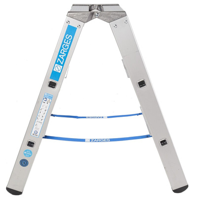 Zarges Aluminium 2 x 3 steps Step Ladder, 0.88m open length