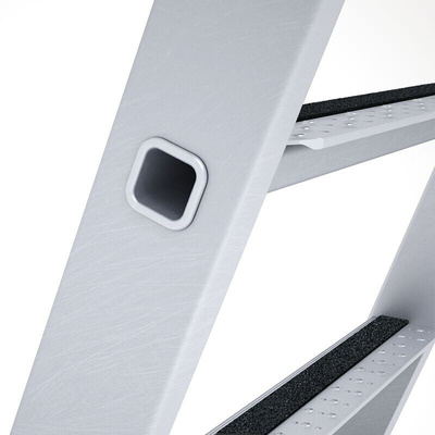 Zarges Aluminium 2 x 5 steps Step Ladder, 1.32m open length