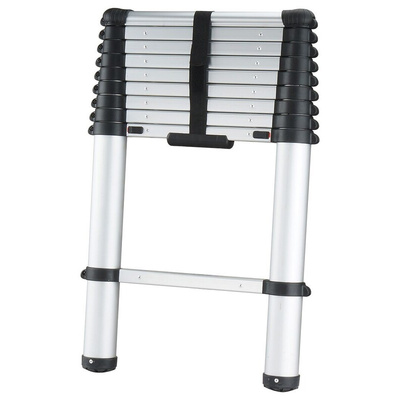 Zarges Telescopic Ladder Aluminium 9 steps 2.9m open length