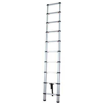 Zarges Telescopic Ladder Aluminium 9 steps 2.9m open length