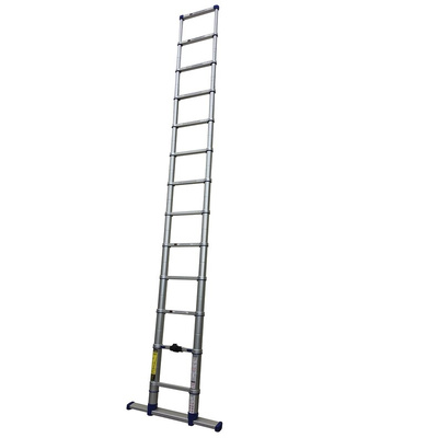 TUBESCA Telescopic Ladder Aluminium 13 steps 3.8m open length