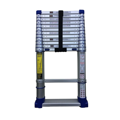 TUBESCA Telescopic Ladder Aluminium 13 steps 3.8m open length