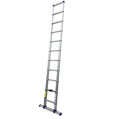 TUBESCA Telescopic Ladder Aluminium 11 steps 3.2m open length
