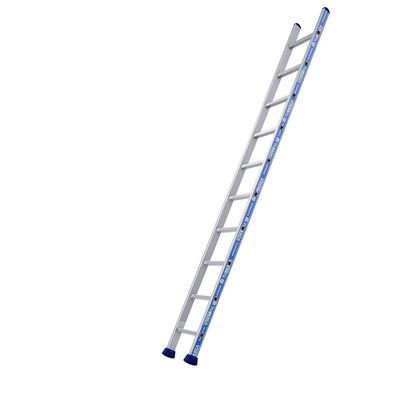 TUBESCA Aluminium 10 steps Ladder, 7.8m platform height, 2.97m open length
