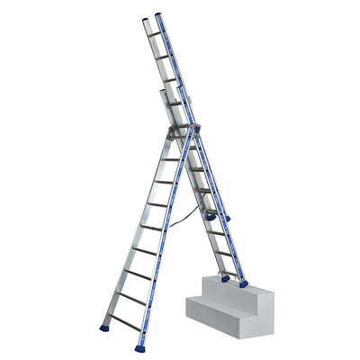 TUBESCA Aluminium Combination Ladder 9 steps 2.65m open length