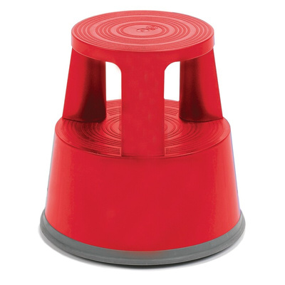 RS PRO 2 Tread Kick Step 0.445 m (Loaded) Platform Height, Red