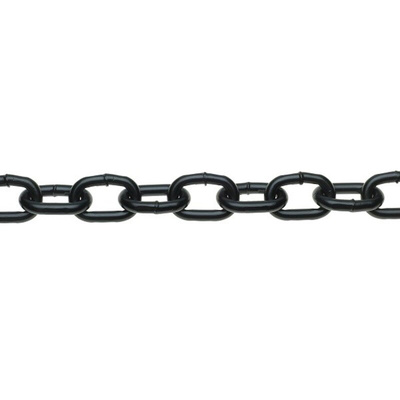 RS PRO Black Steel Chain Link, 10m Length