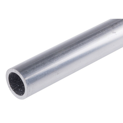 6063 T6 Round Aluminium Tube, 1m x 1/2in OD, 16SWG