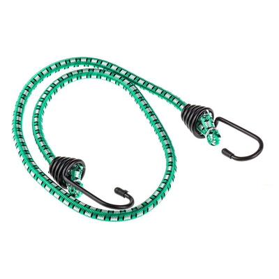 RS PRO 2 Hooks Bungee Cord, 762mm Long, 8 mm Diameter