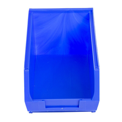 RS PRO PP Storage Bin, 130mm x 150mm, Blue
