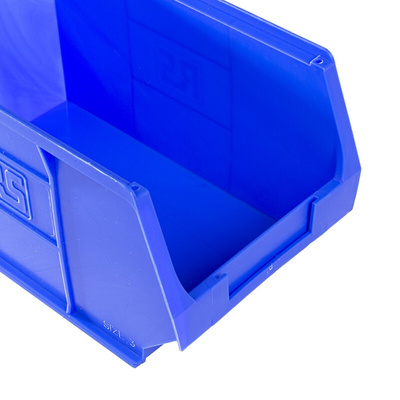 RS PRO PP Storage Bin, 130mm x 150mm, Blue