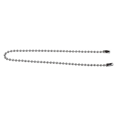 RS PRO Chrome Plated Brass Chain, 300mm Length
