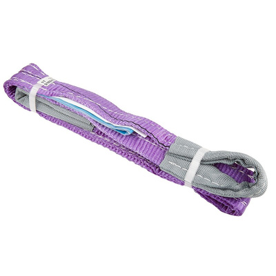 RS PRO 1m Purple Lifting Sling Webbing, 1t