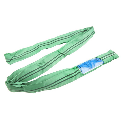 RS PRO 1.5m Green Lifting Sling Round, 2t