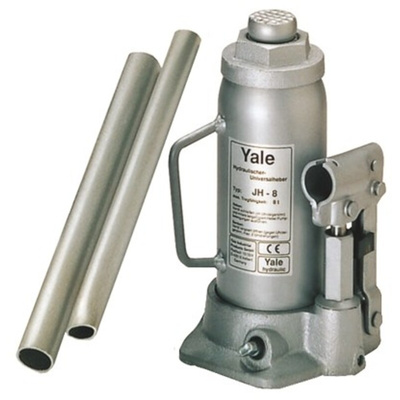 Yale Bottle Jack, 8tonne Maximum Load, 225mm - 447mm Maximum Range