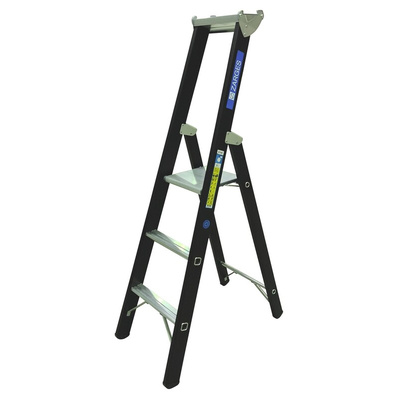 Zarges Aluminium 3 steps Step Ladder, 0.8m platform height