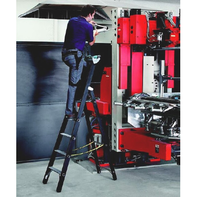 Zarges Aluminium 4 steps Step Ladder, 1.06m platform height