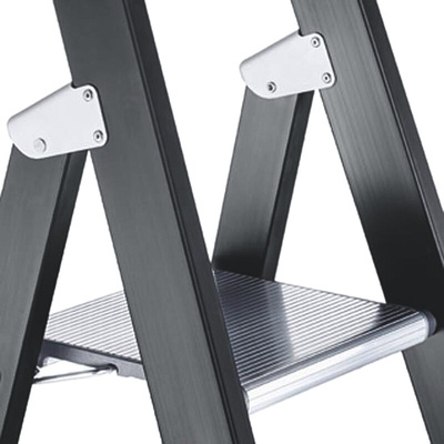 Zarges Aluminium 6 steps Step Ladder, 1.59m platform height