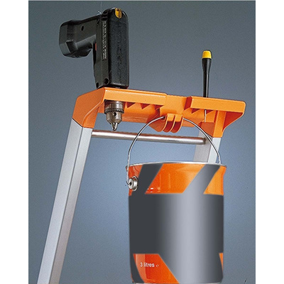 TUBESCA 5 steps Step Ladder, 1.1m platform height