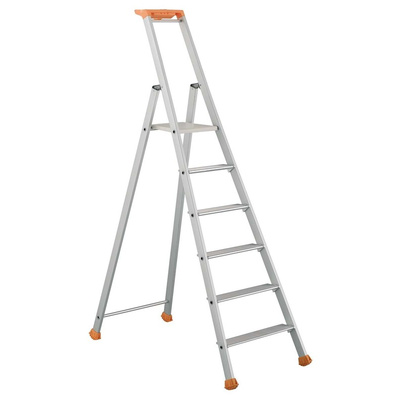 TUBESCA 6 steps Step Ladder, 1.32m platform height