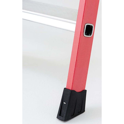 TUBESCA Fibreglass 3 steps Step Ladder, 0.69m platform height