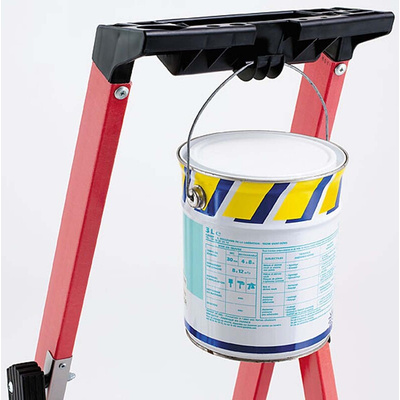 TUBESCA Fibreglass 3 steps Step Ladder, 0.69m platform height