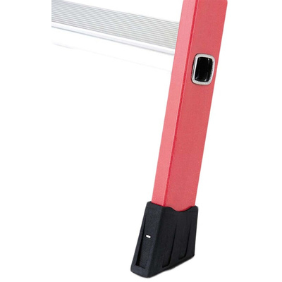 TUBESCA Fibreglass 7 steps Step Ladder, 1.61m platform height