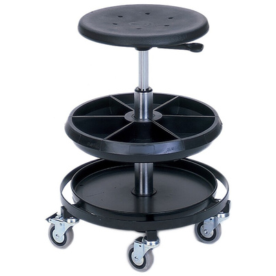 Bott PUR Mobile Stool 0.51 → 0.77m Platform Height, Black