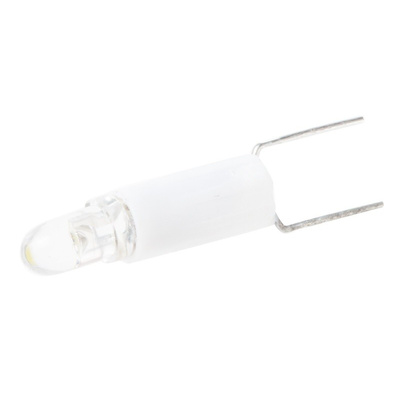 LED Reflector Bulb, Bi-Pin, White, Single Chip, 3 mm Lamp, 4.25mm dia.