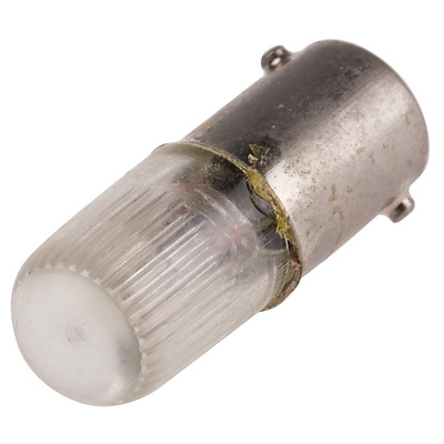 T3 1/4 Red Filament Indicator Lamp, BA9s, 125 V