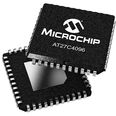 Microchip 4Mbit EPROM 44-Pin PLCC, AT27C4096-90JU
