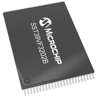 Microchip 32MB Parallel Flash Memory 48-Pin TSOP, SST39VF3202B-70-4I-EKE
